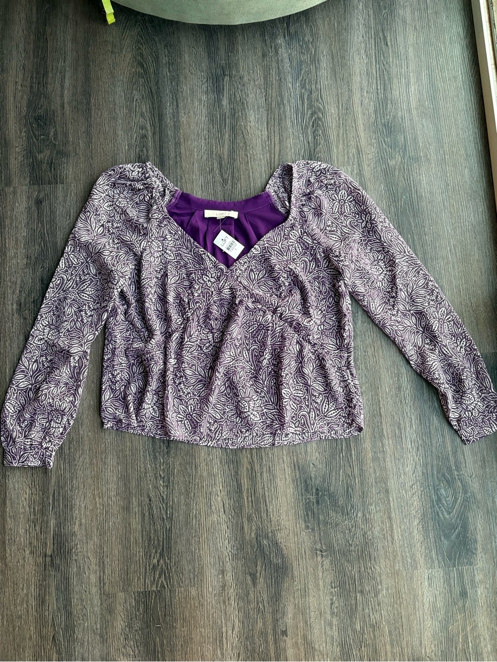 LOFT Peasant Top